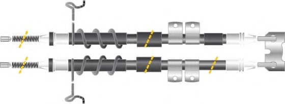 MGA CF5786 Cable, parking brake